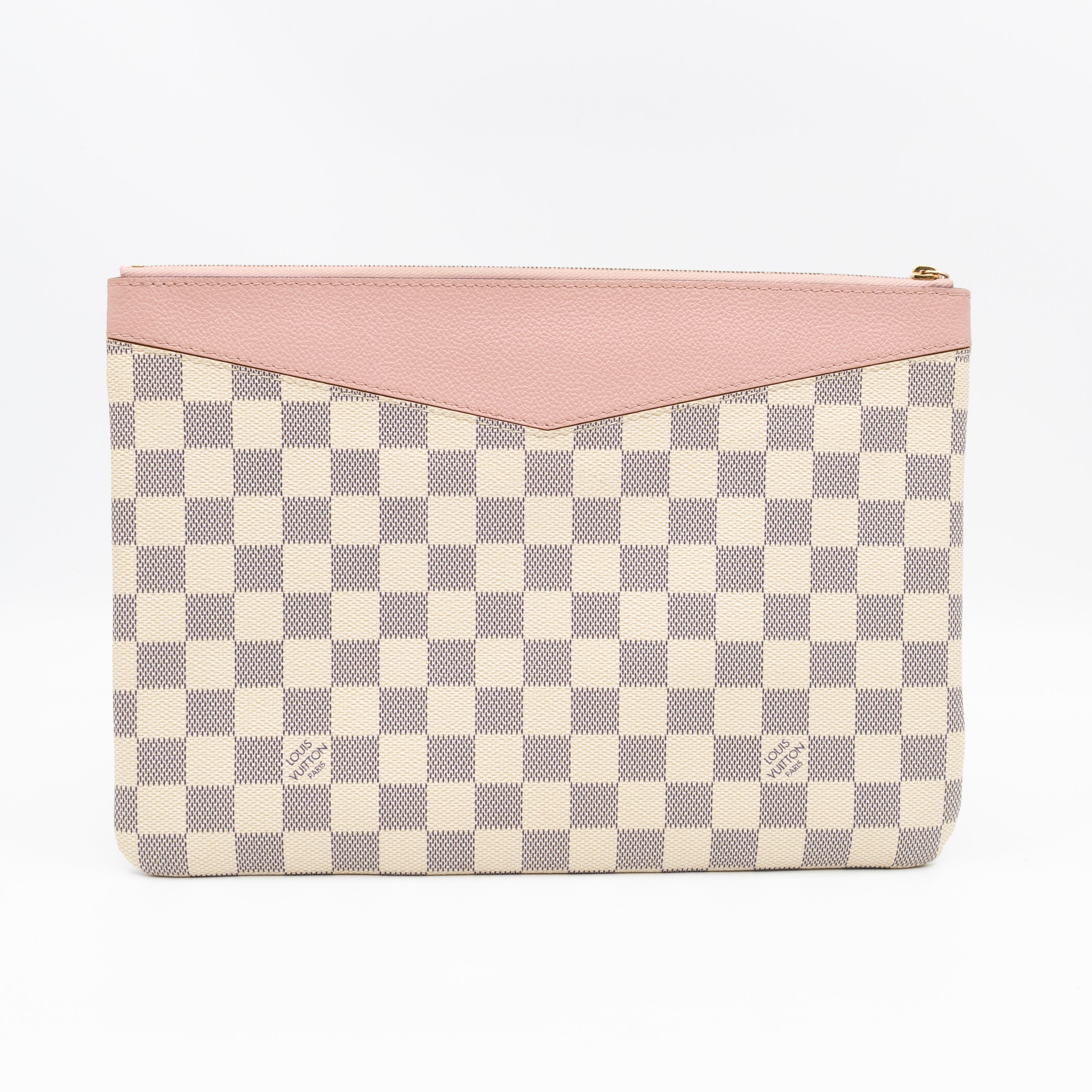 Daily Pouch Damier Azur Rose Poudre