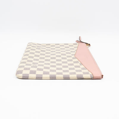 Daily Pouch Damier Azur Rose Poudre