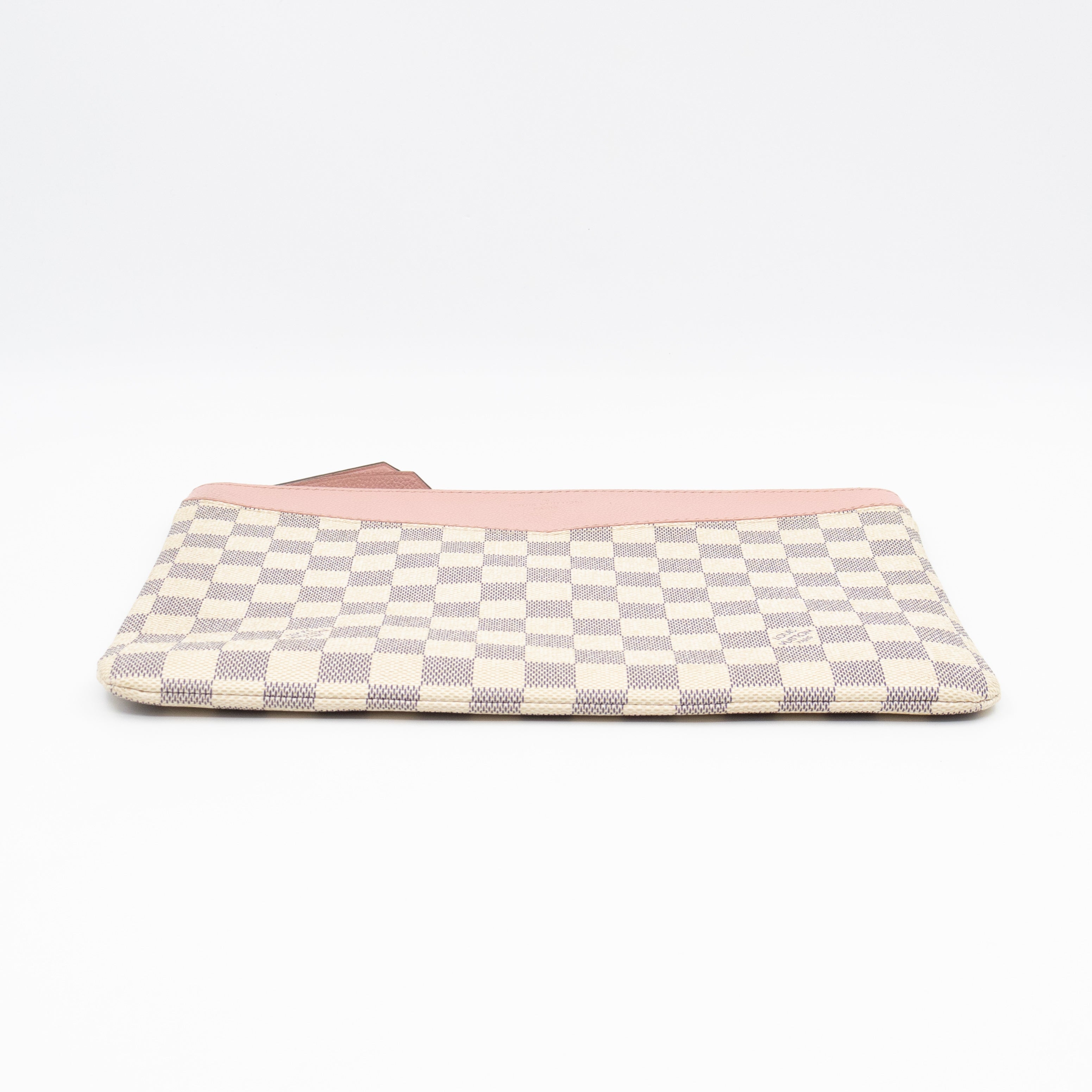 Daily Pouch Damier Azur Rose Poudre