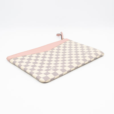 Daily Pouch Damier Azur Rose Poudre