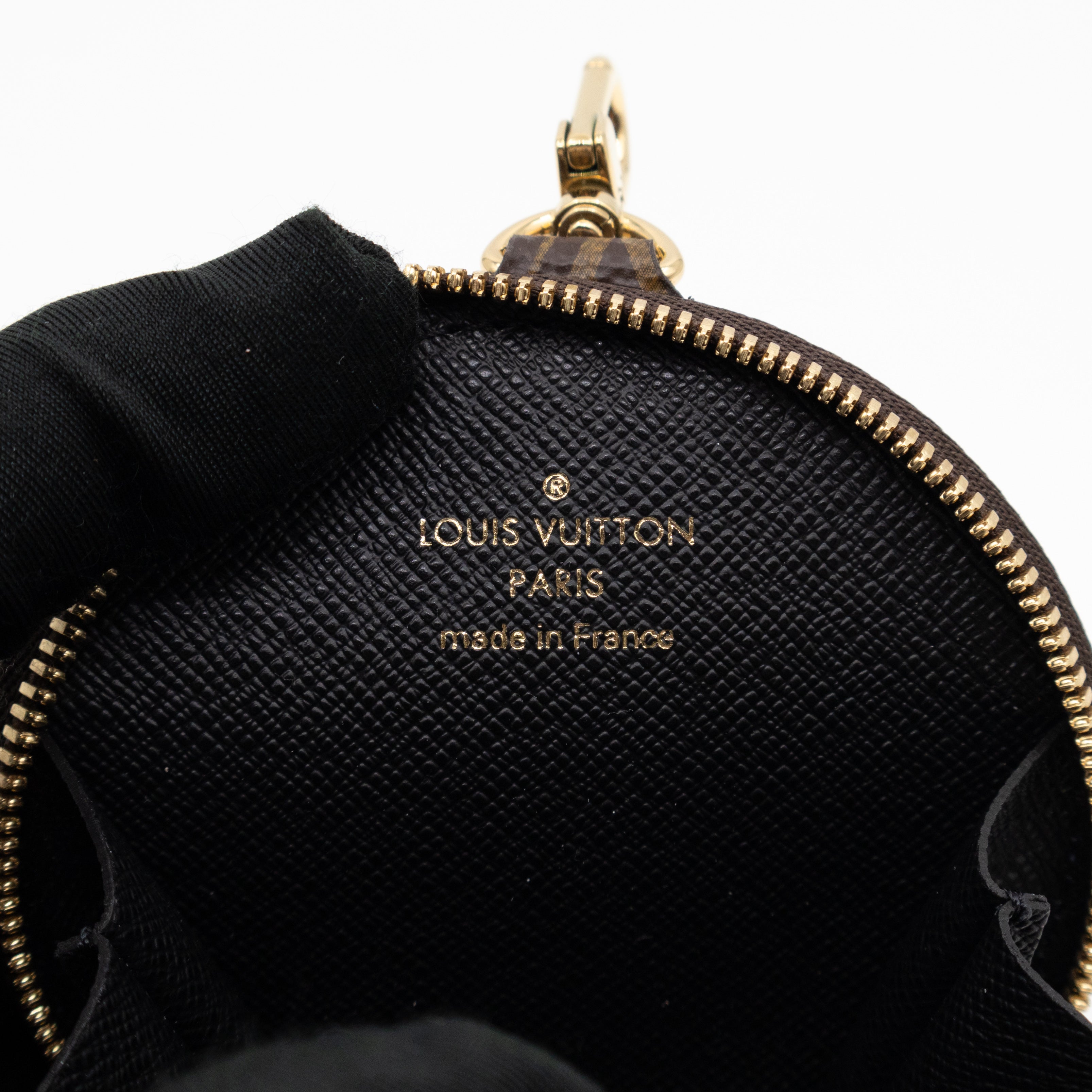 Bandoulière Shoulder Strap with Coin Purse Black Nylon