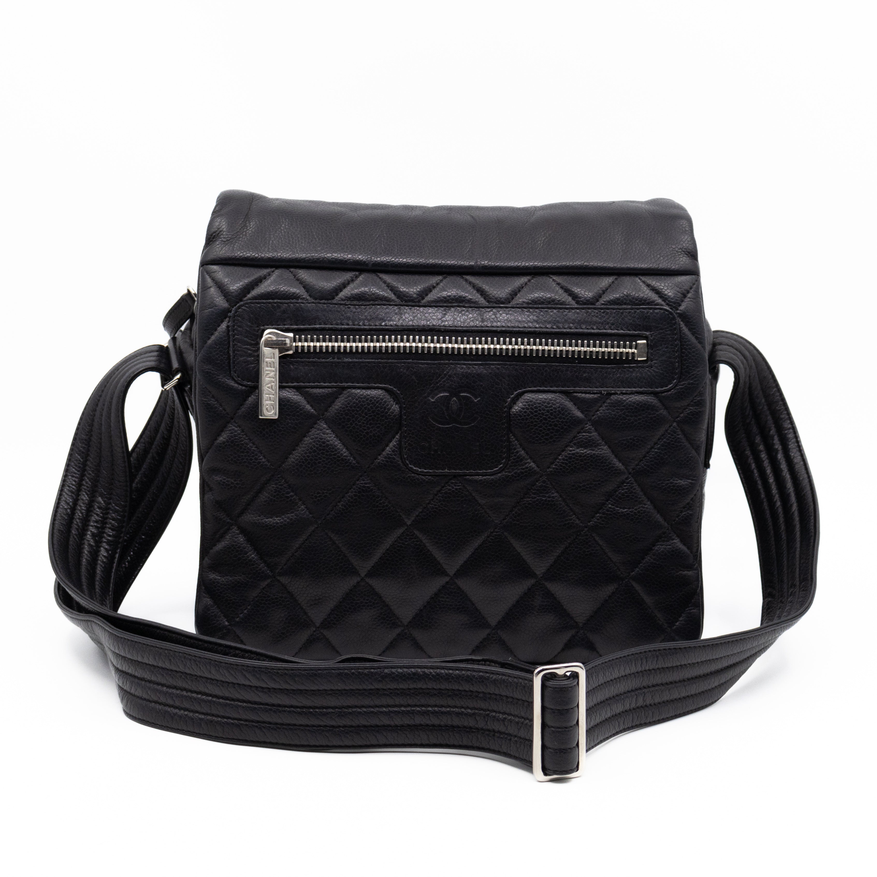 Coco Cocoon Messenger Bag Black Caviar