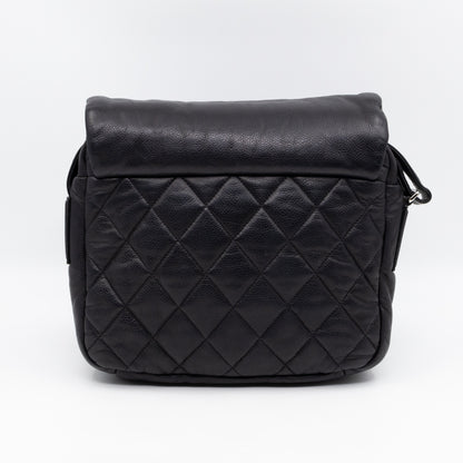 Coco Cocoon Messenger Bag Black Caviar