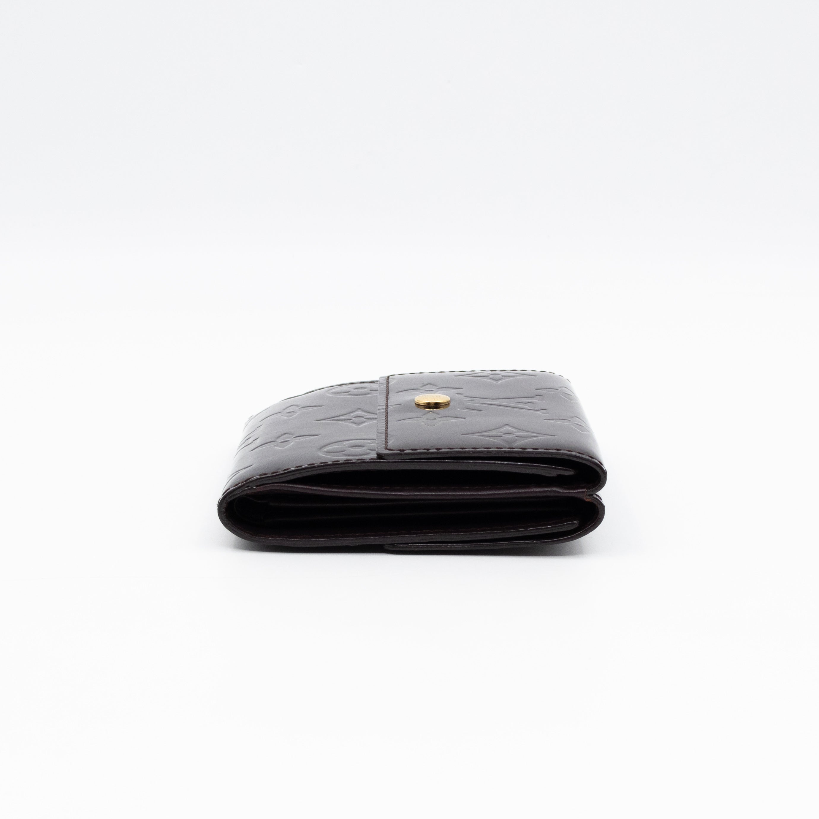 Elise Wallet Vernis Amarante