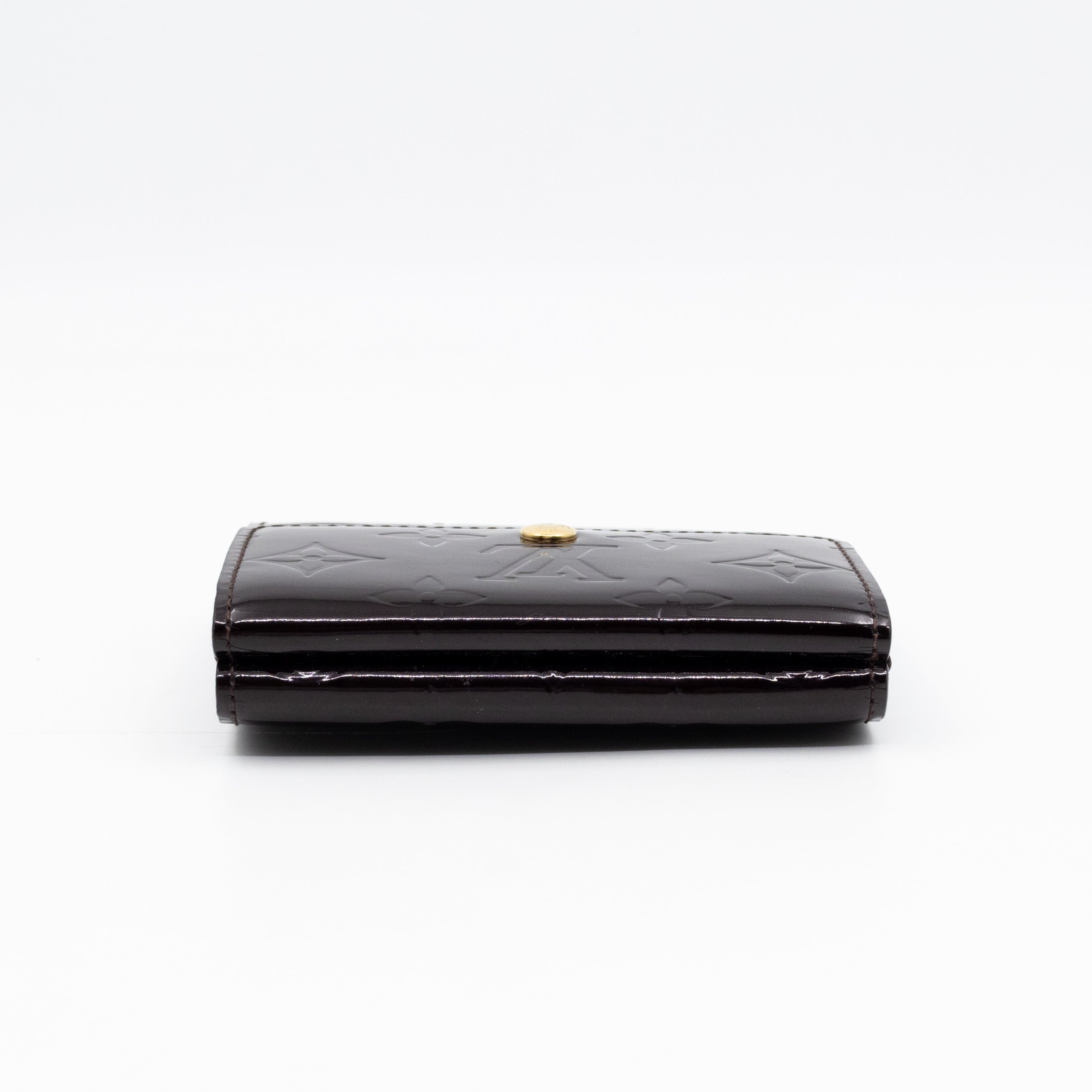 Elise Wallet Vernis Amarante