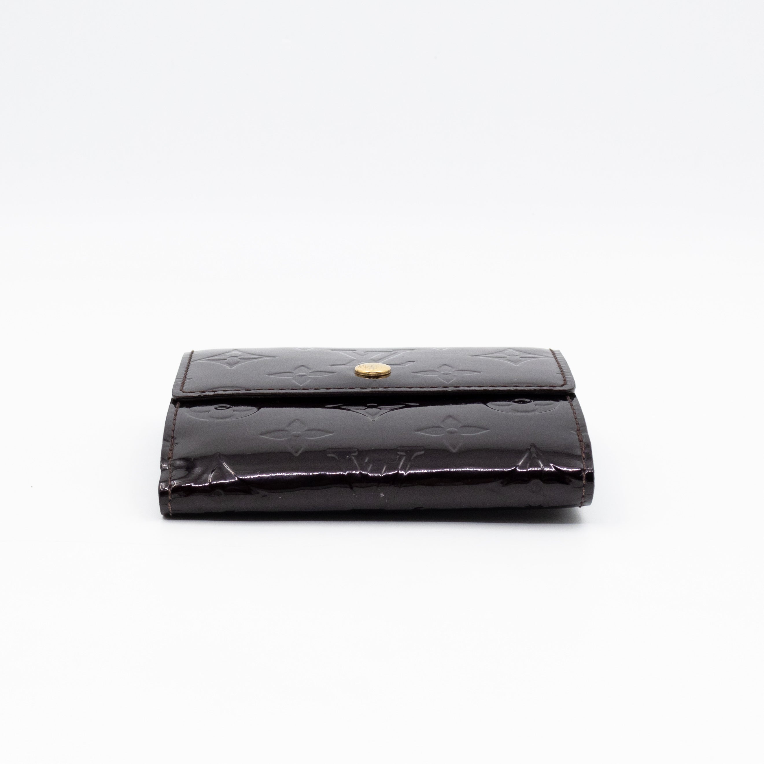 Elise Wallet Vernis Amarante