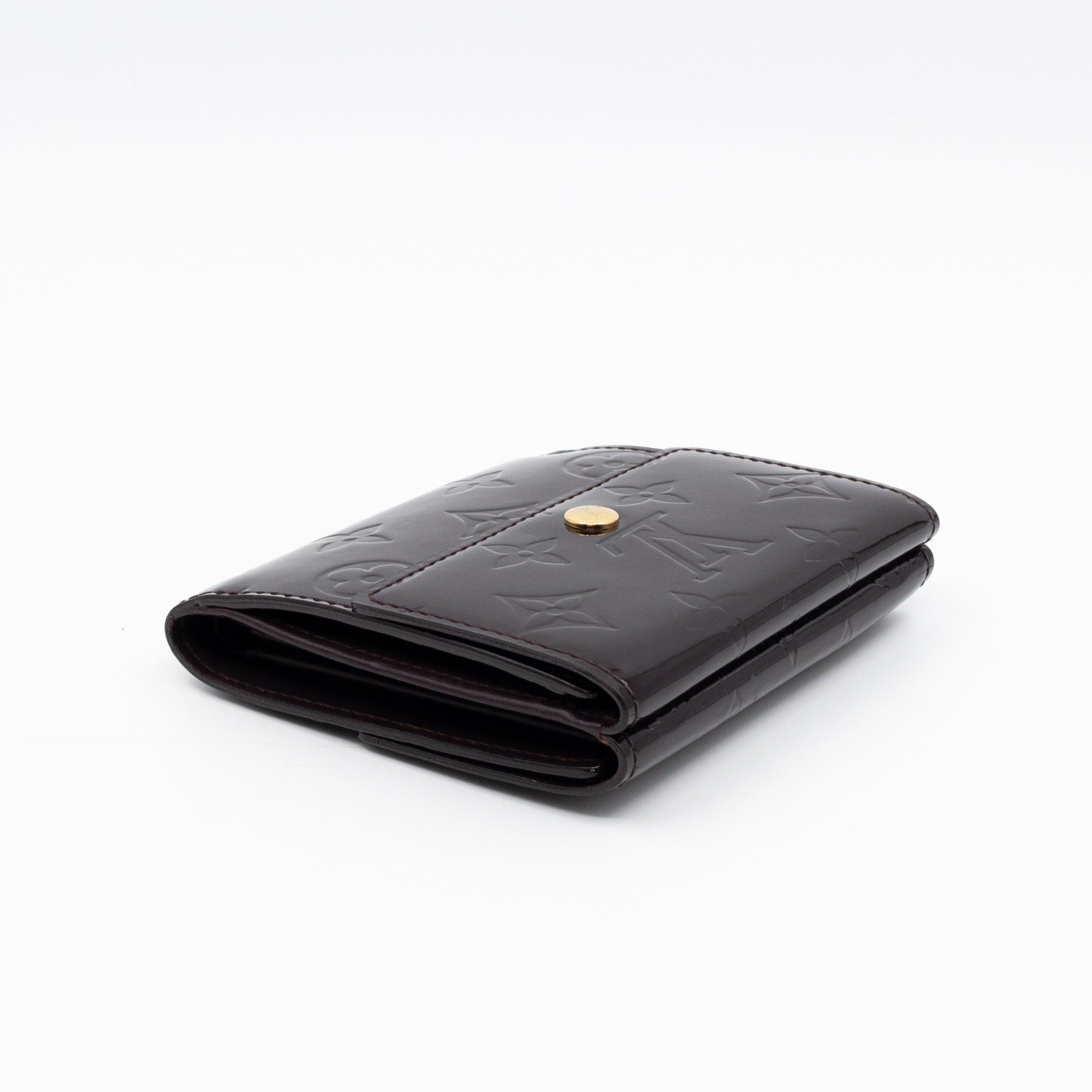 Elise Wallet Vernis Amarante