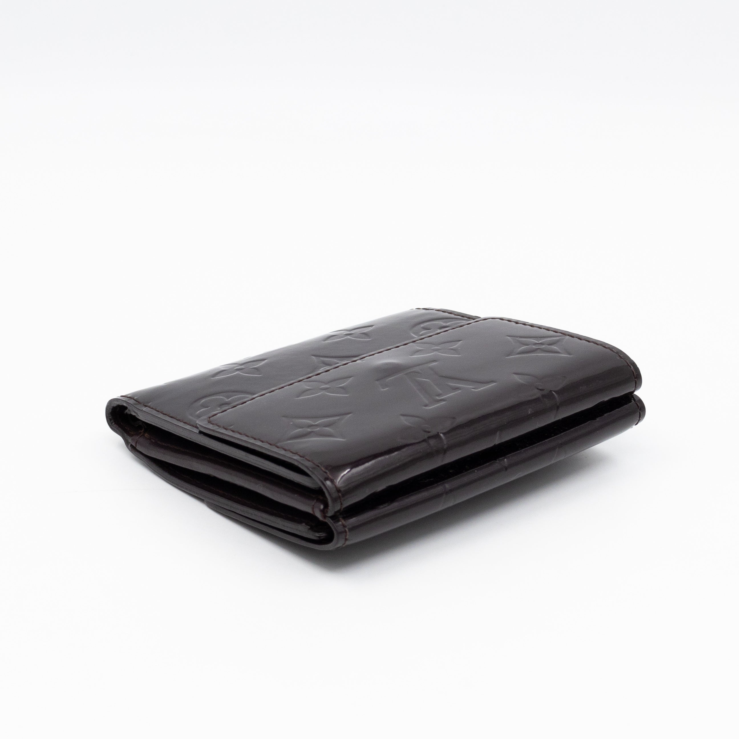 Elise Wallet Vernis Amarante