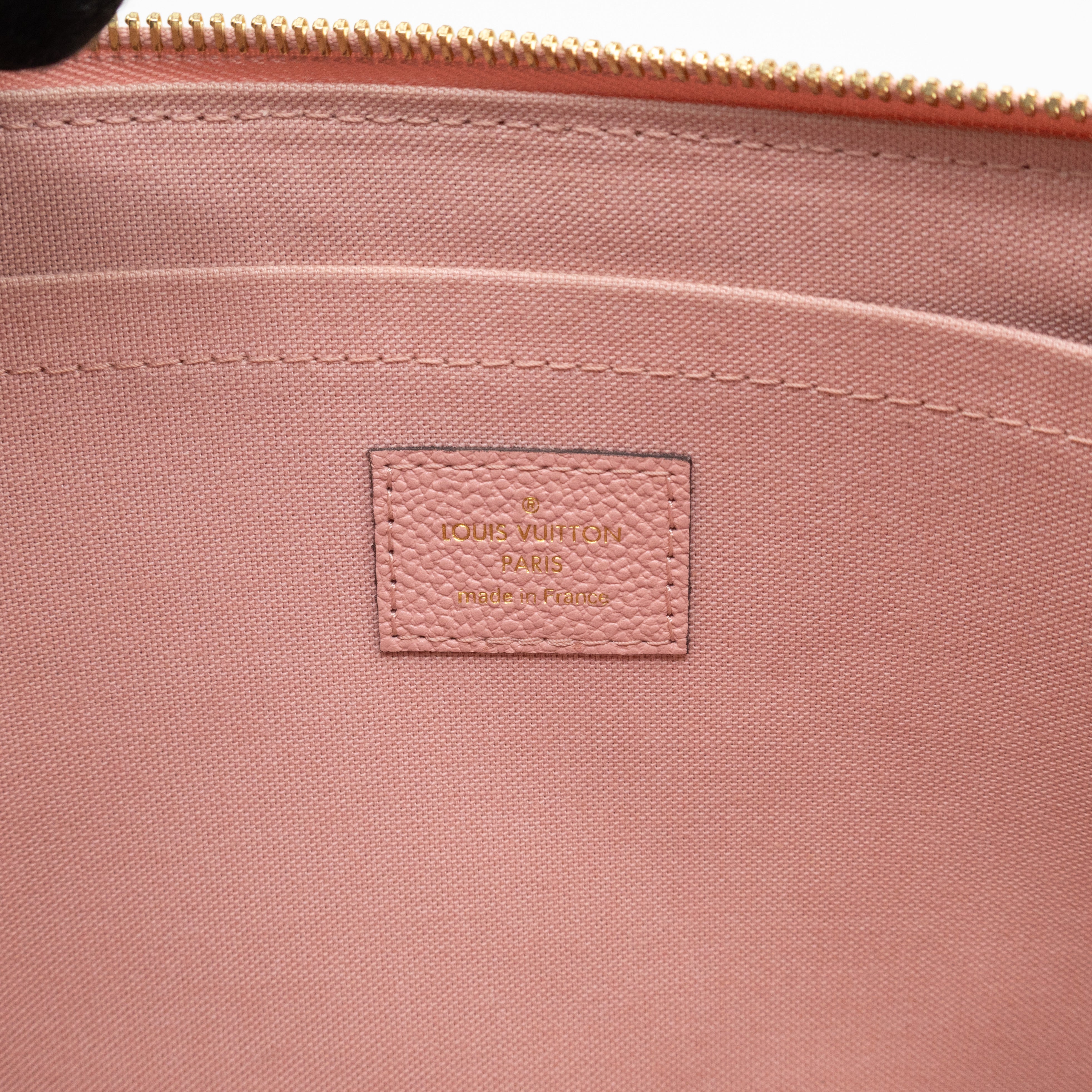 Daily Pouch Monogram Empreinte Rose Poudre