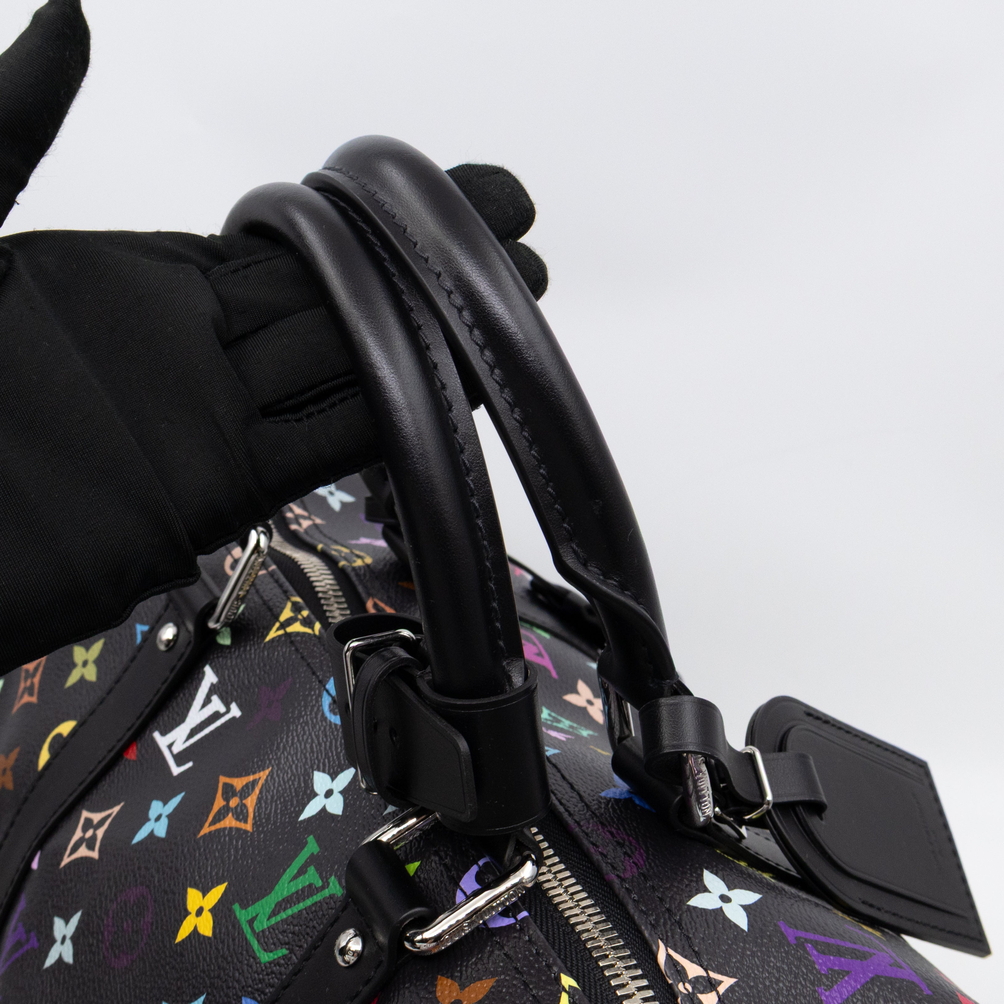 Keepall 50 Bandouliere LV x TM Black Multicolore