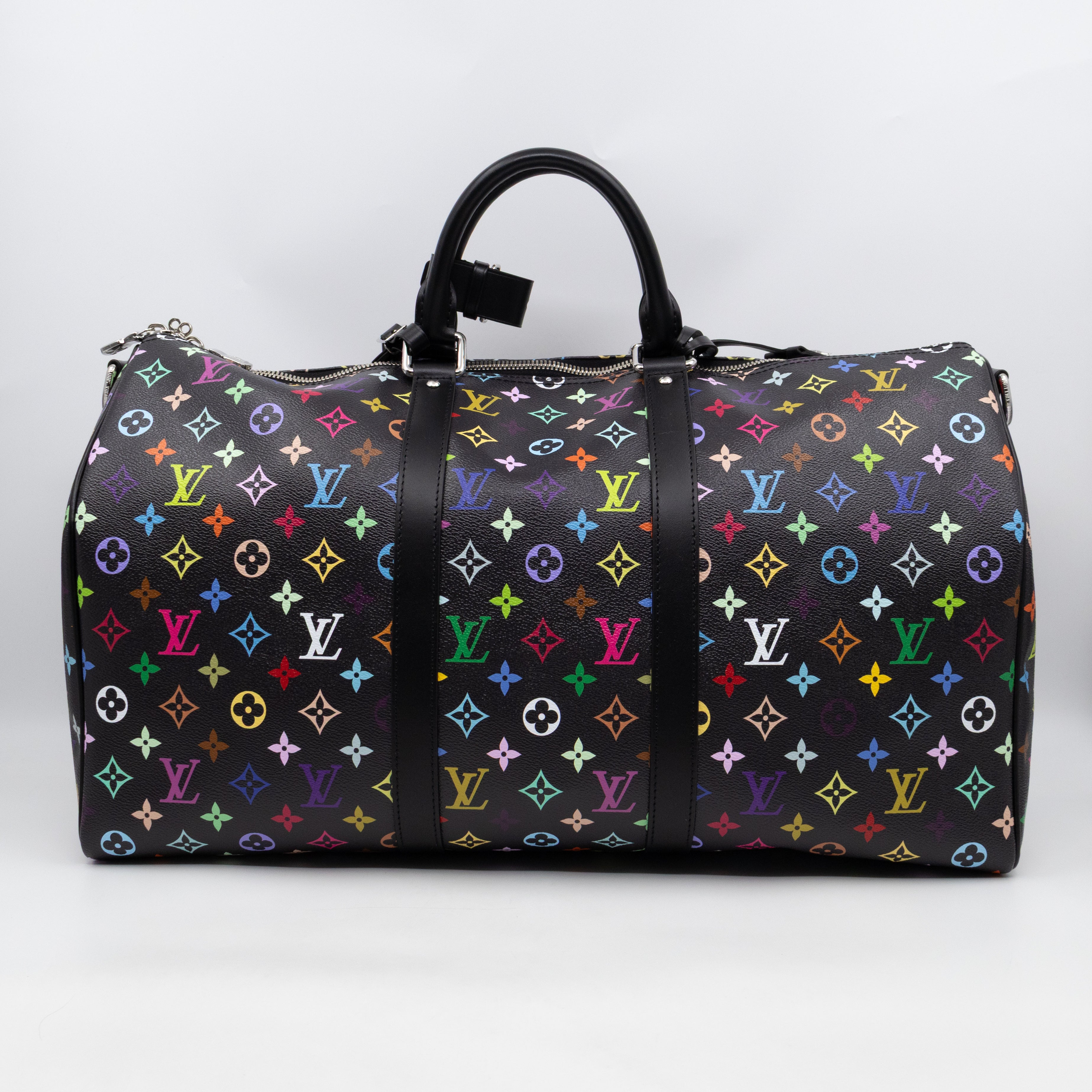 Keepall 50 Bandouliere LV x TM Black Multicolore
