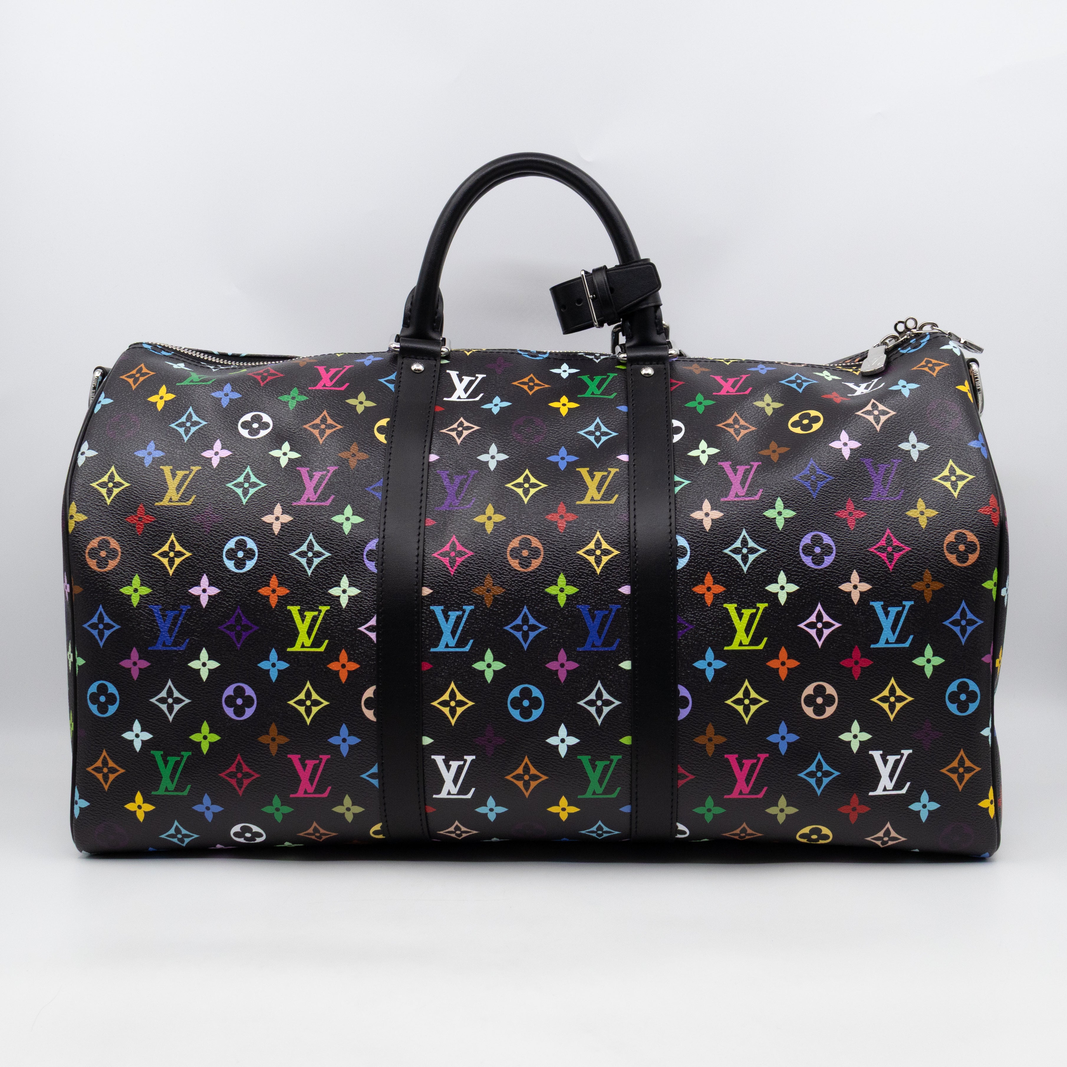 Keepall Lv Bags Colorful Keepall LOUIS VUITTON Travel Bags Leather