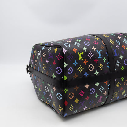 Keepall 50 Bandouliere LV x TM Black Multicolore