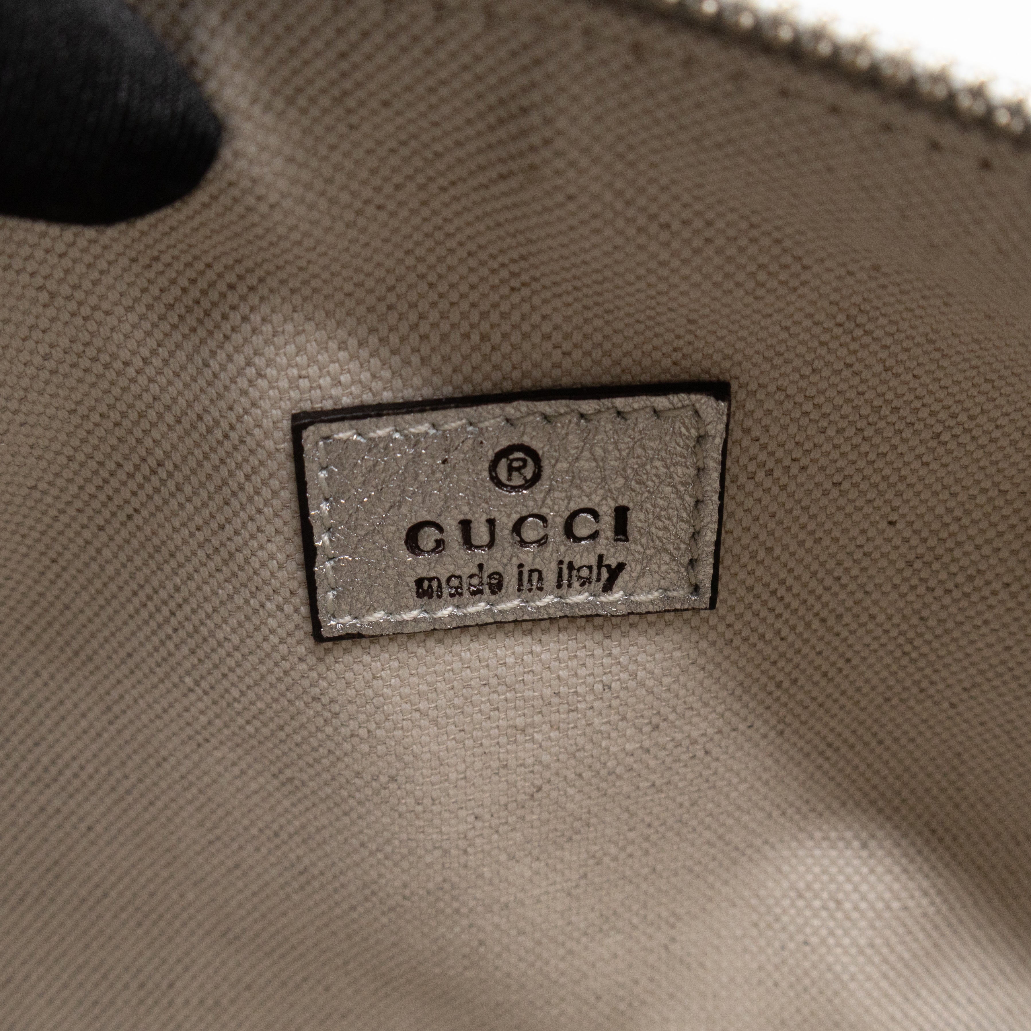 Small Blondie Shoulder Bag Silver Diagonal Quilted Leather