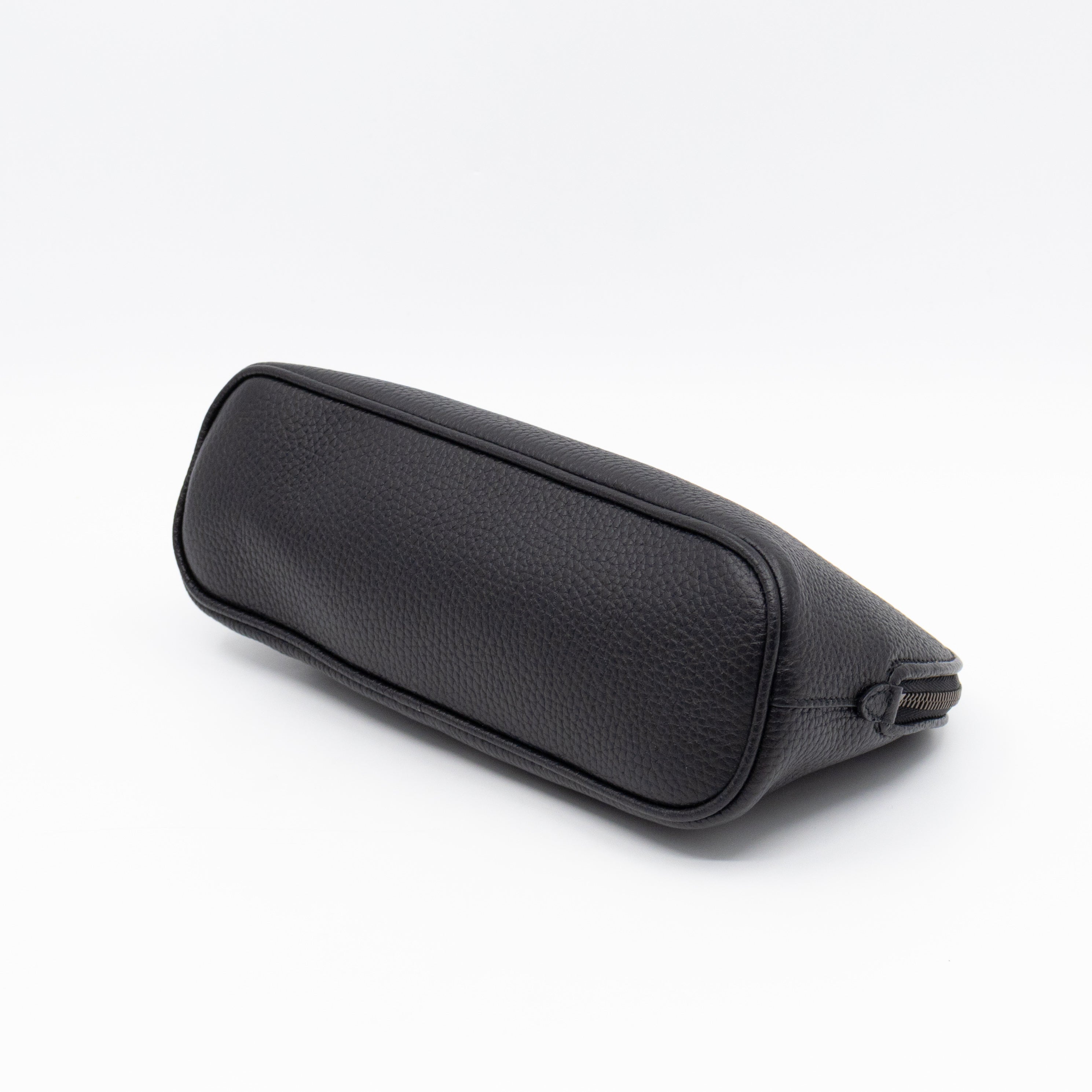Bamboo-Puller Double G Beauty Case Black Leather