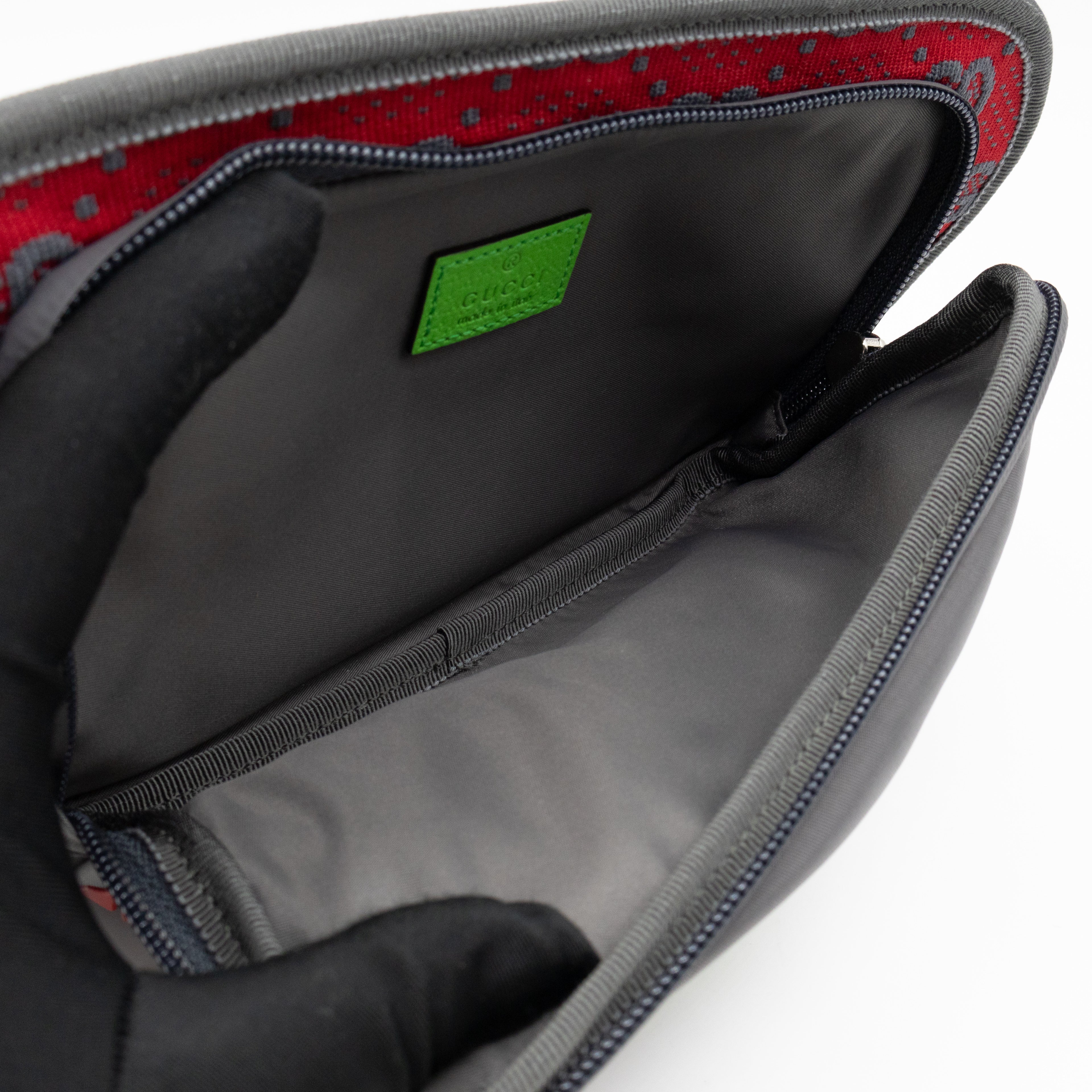 Sling Belt Bag Jersey GG Alloy Grey