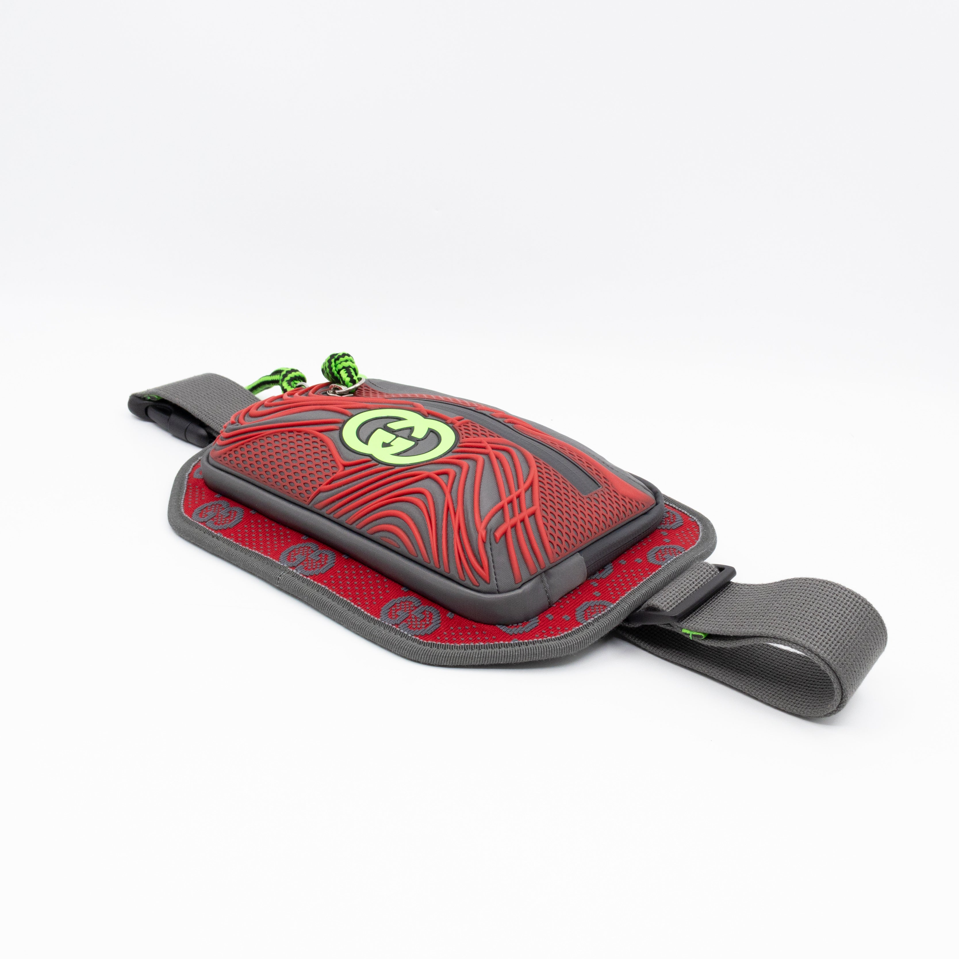 Sling Belt Bag Jersey GG Alloy Grey