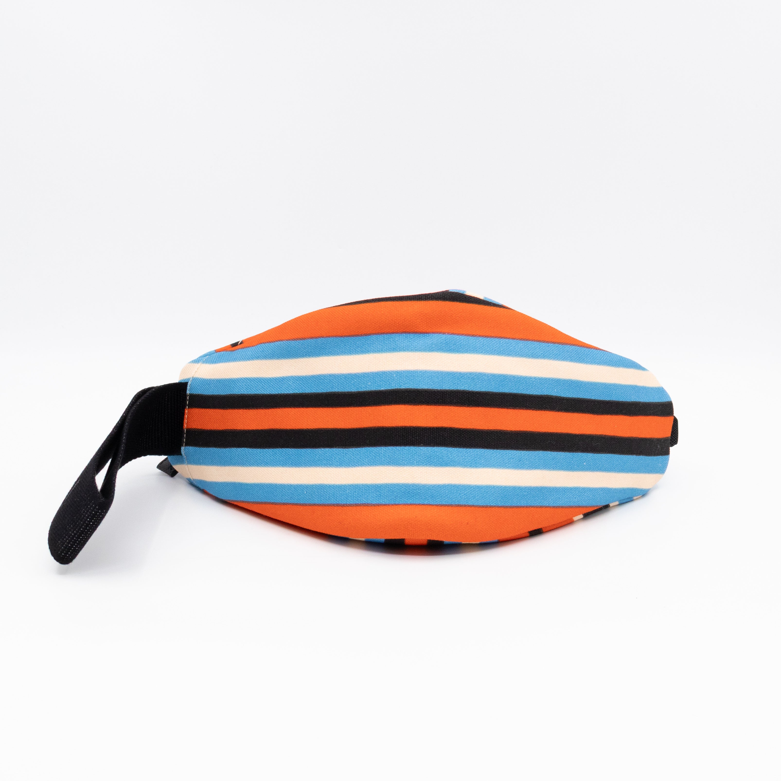 Wristlet Triangle Clutch Bag Arancio Canvas