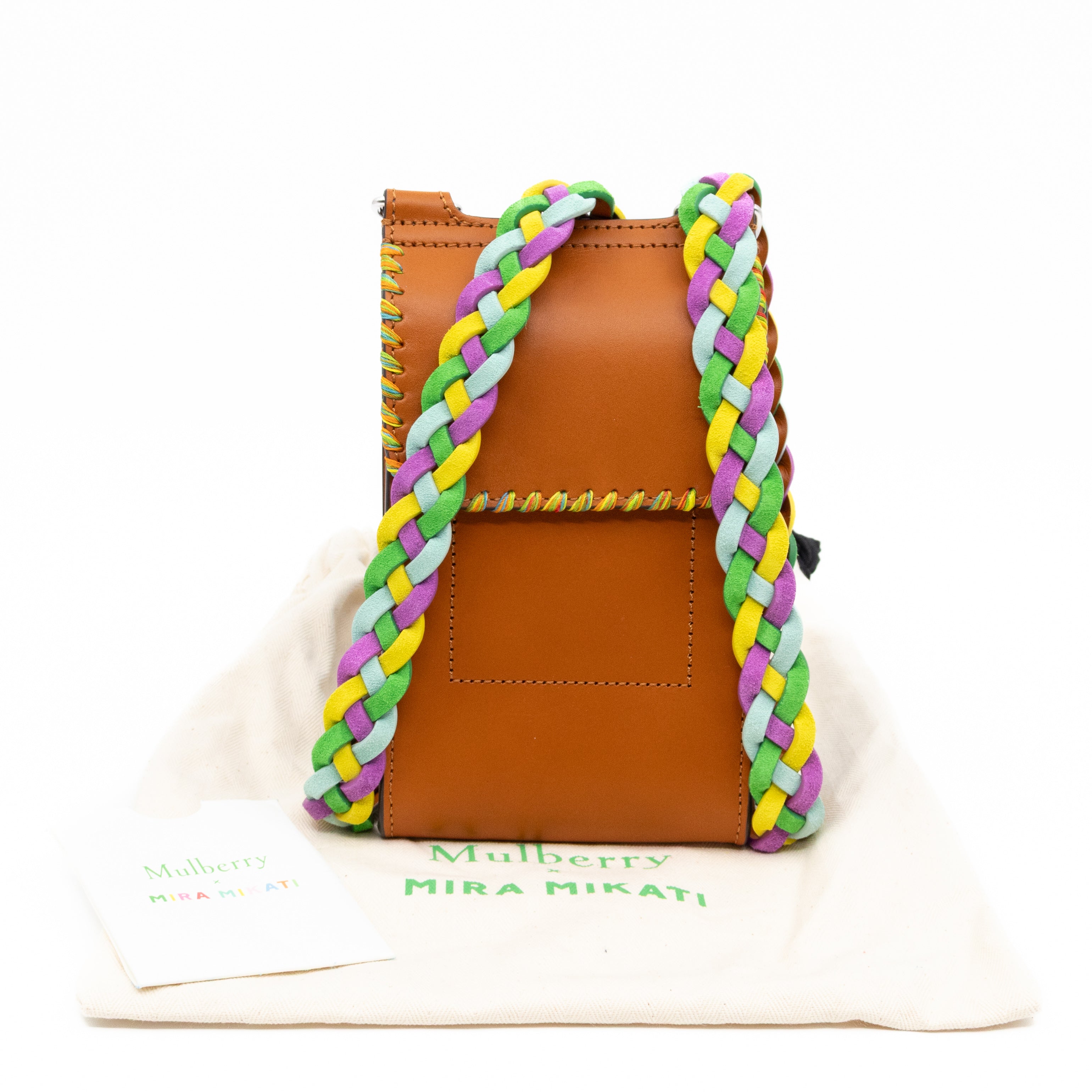 Mini Antony Mulberry x Mira Mikati Brown Leather