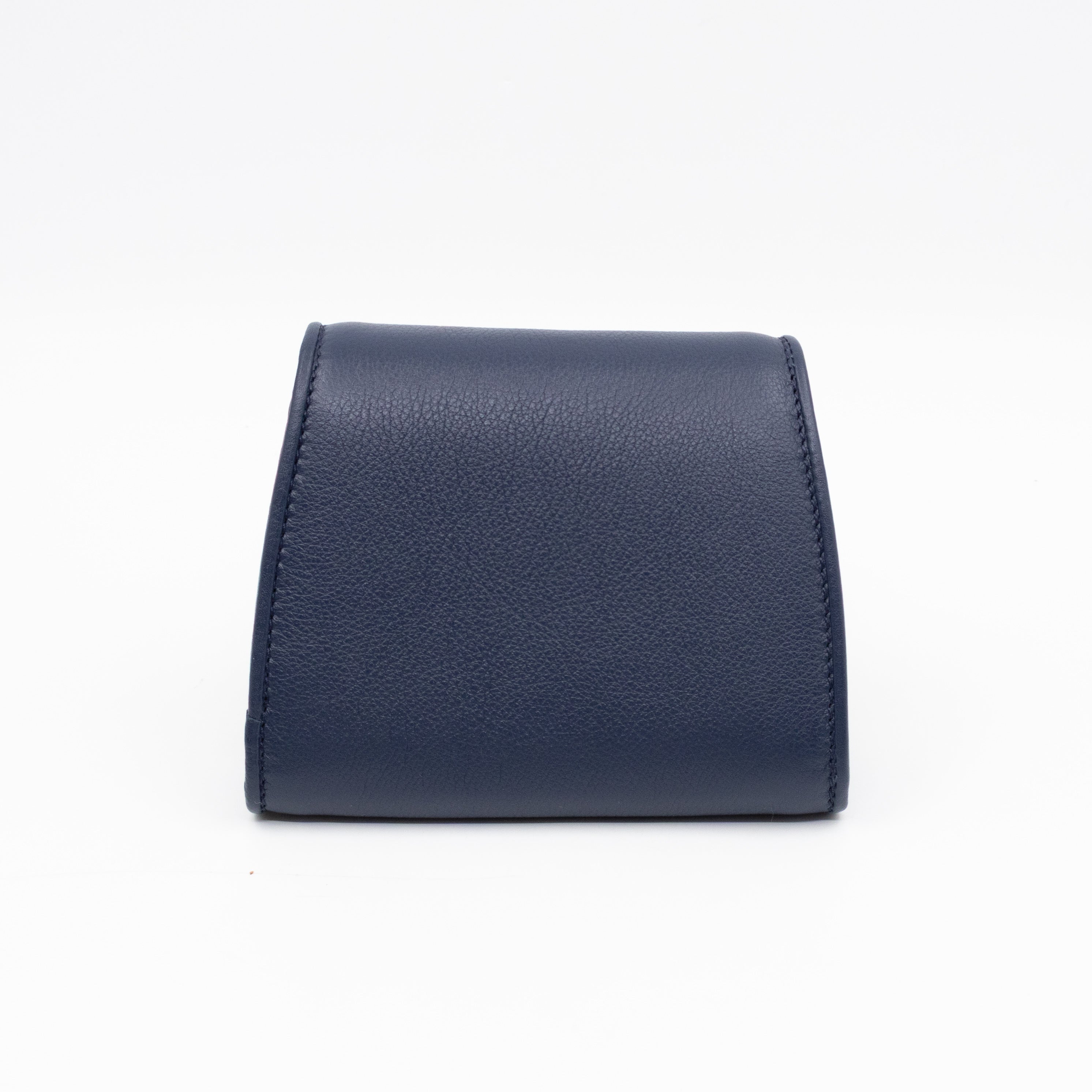 Blondie Medium Chain Wallet Bag Navy Leather