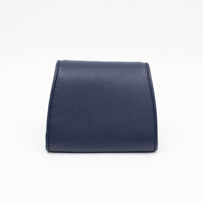 Blondie Medium Chain Wallet Bag Navy Leather