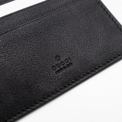 Horsebit 1955 Mini Shoulder Bag Black Leather Shearling