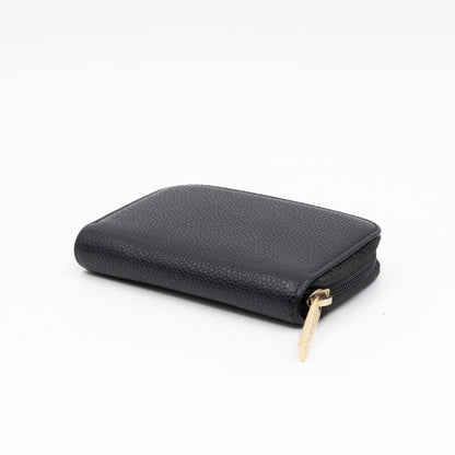 Zip Around Card Case CC Black Caviar
