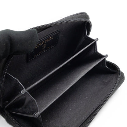 Zip Around Card Case CC Black Caviar