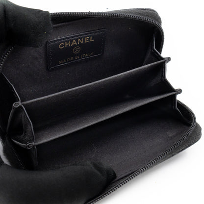 Zip Around Card Case CC Black Caviar