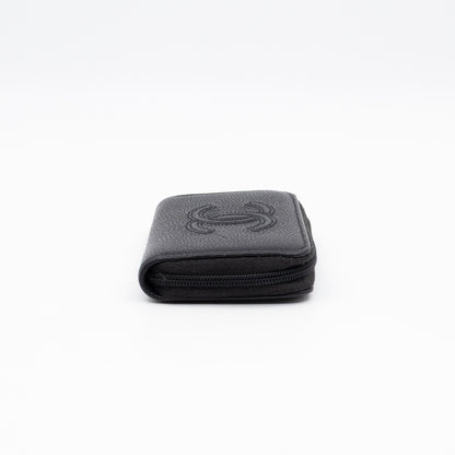 Zip Around Card Case CC Black Caviar