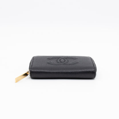 Zip Around Card Case CC Black Caviar