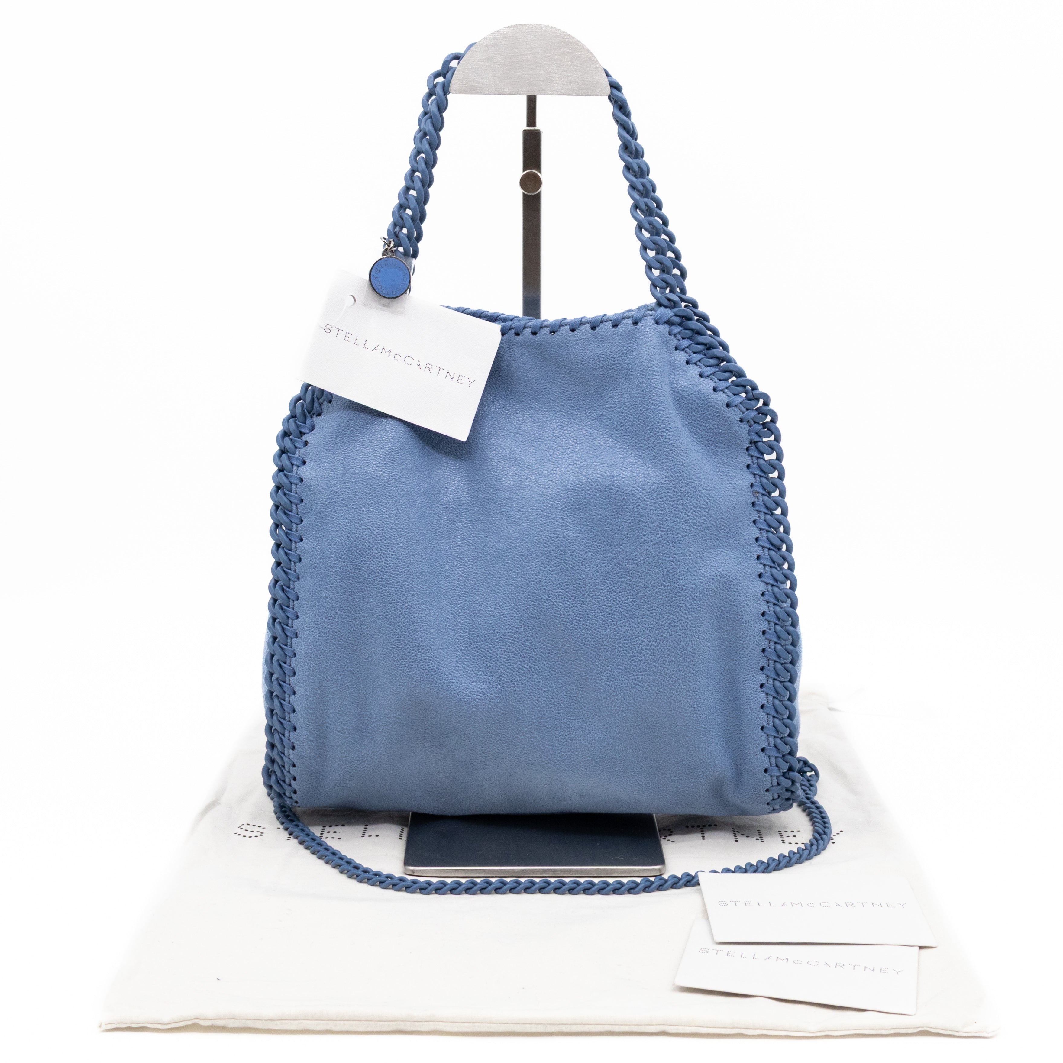 Falabella Mini Tote Enamel Sky Blue