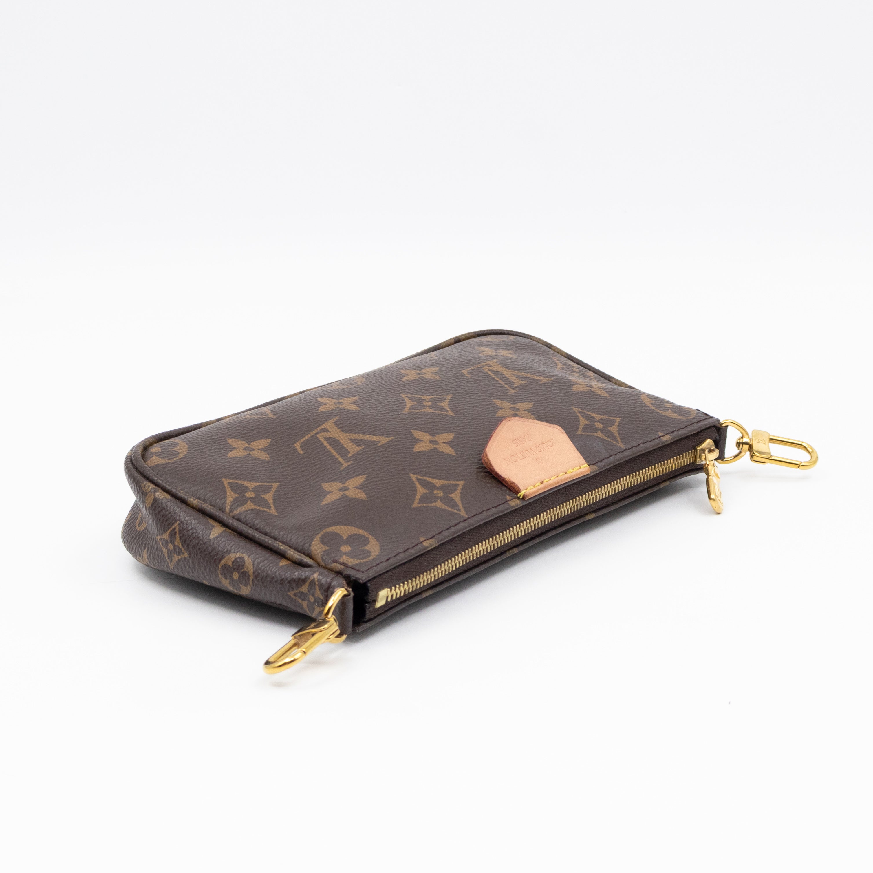 Pochette with Chain Monogram