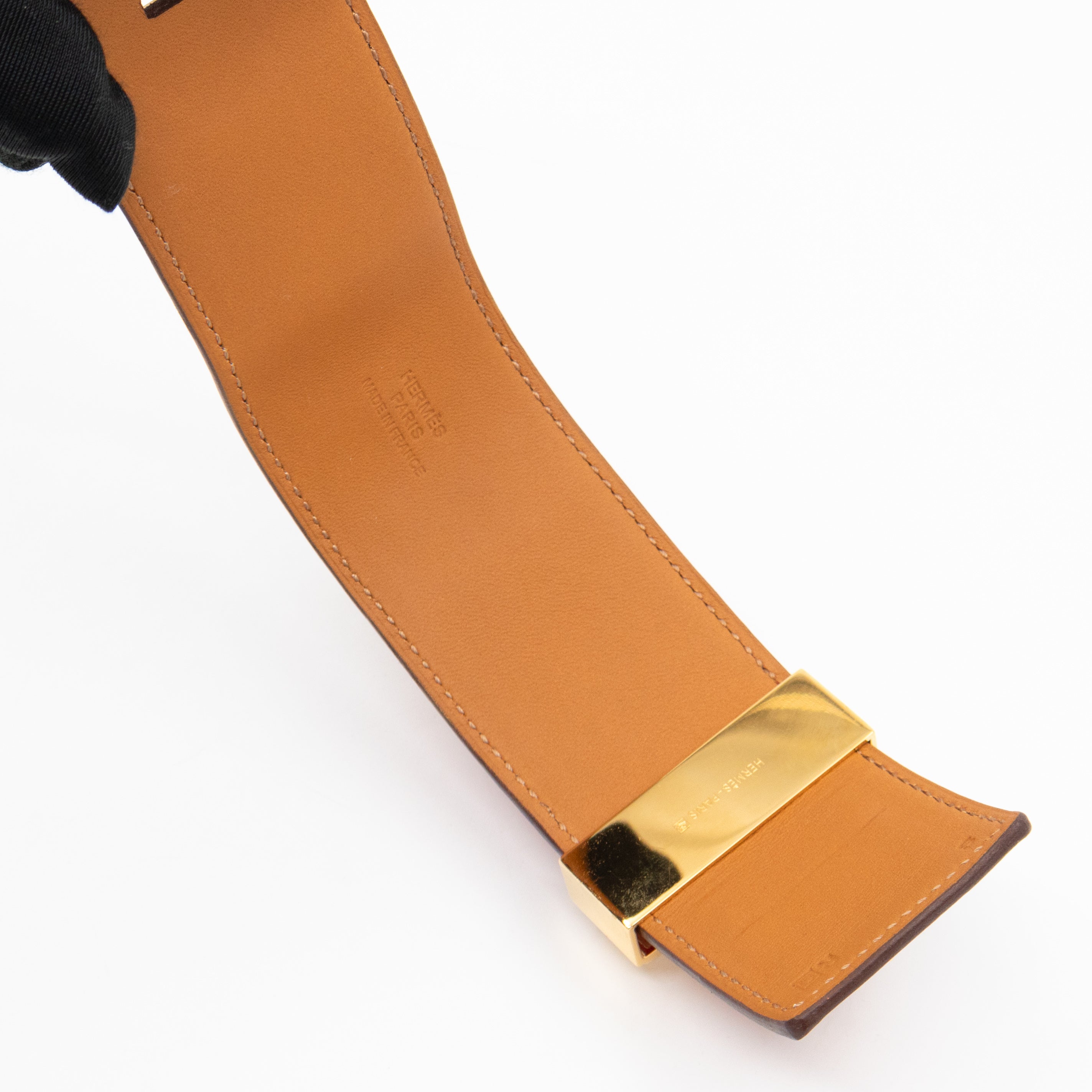 Collier de Chien Bracelet Gold & Red Leather
