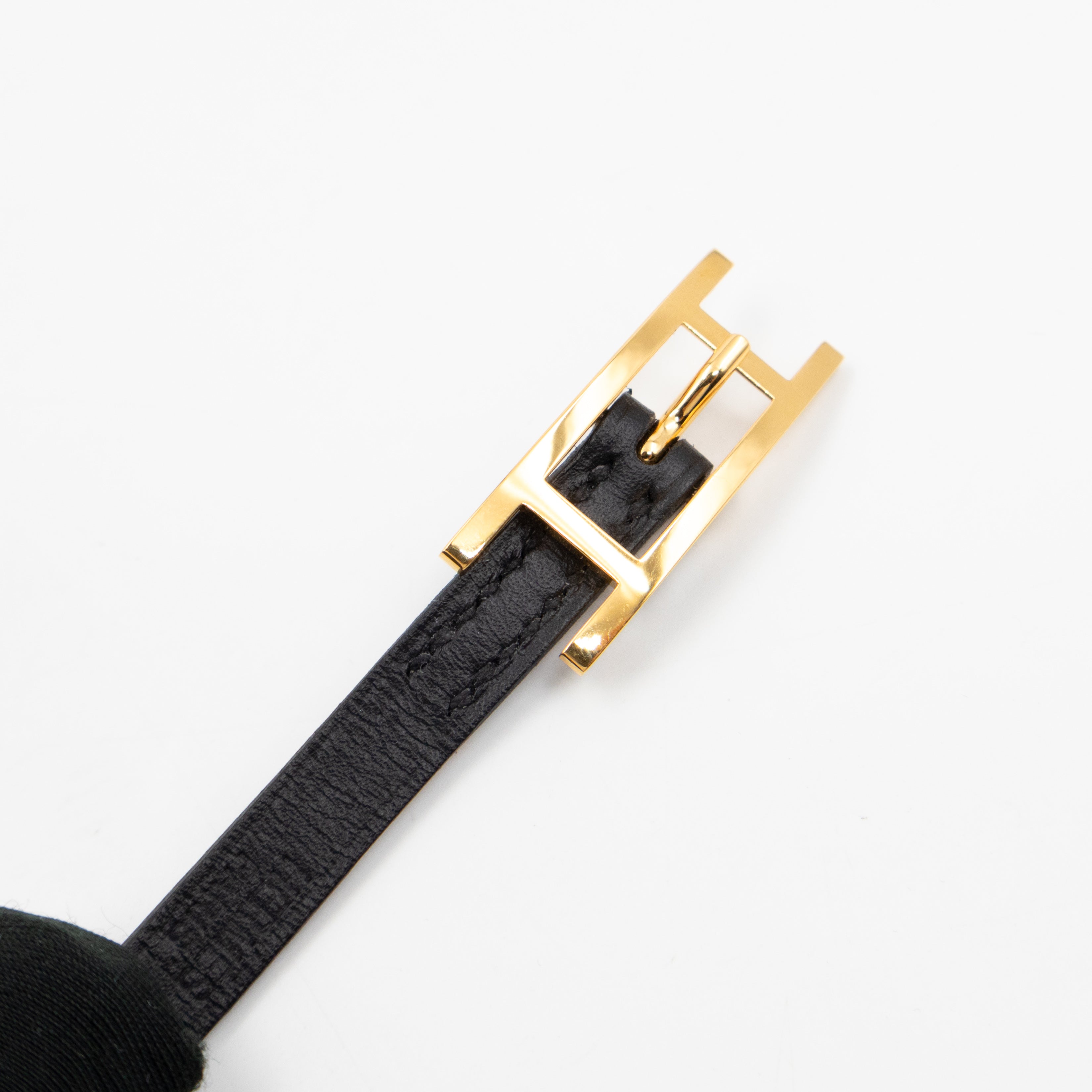 Hapi Triple Tour Bracelet Black Leather