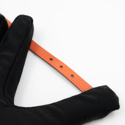 Behapi Double Tour Bracelet Gold Orange Leather Palladium