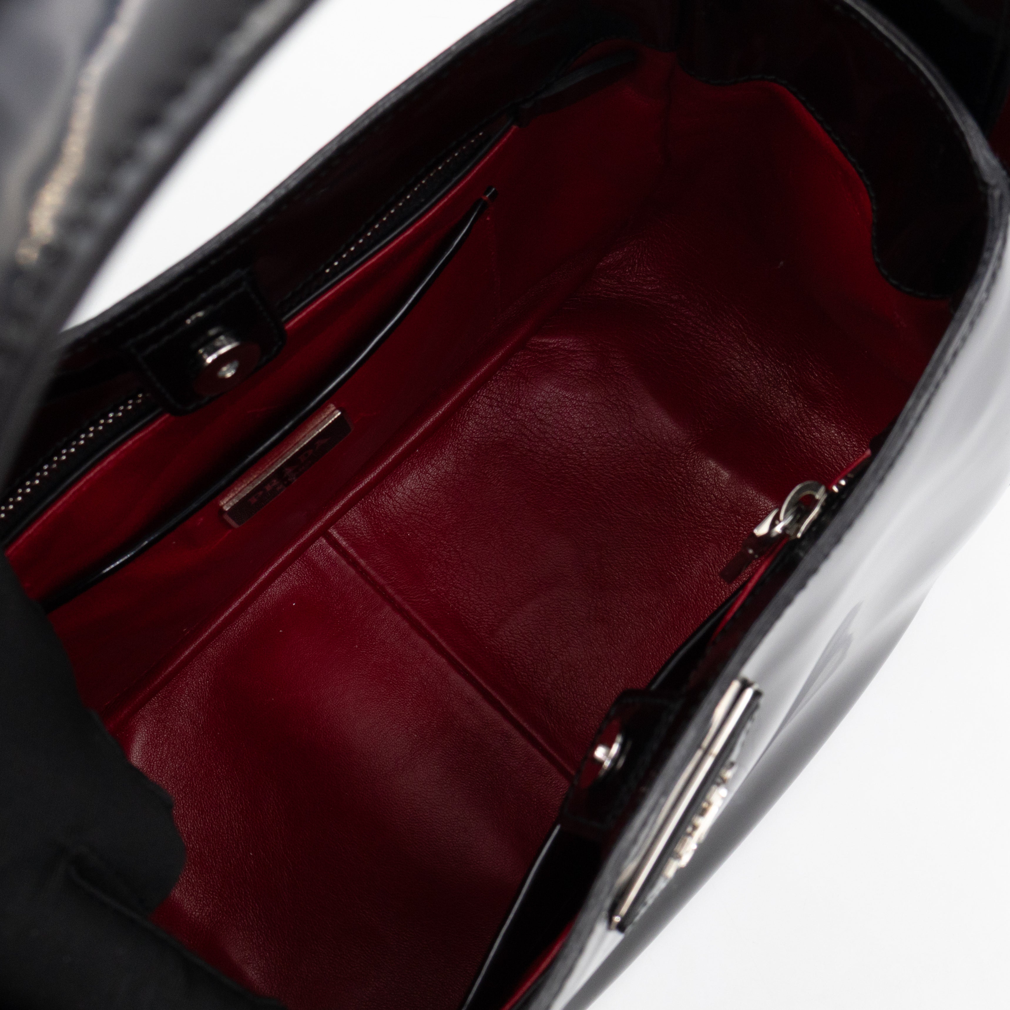 Tote Bag Brushed Black Leather
