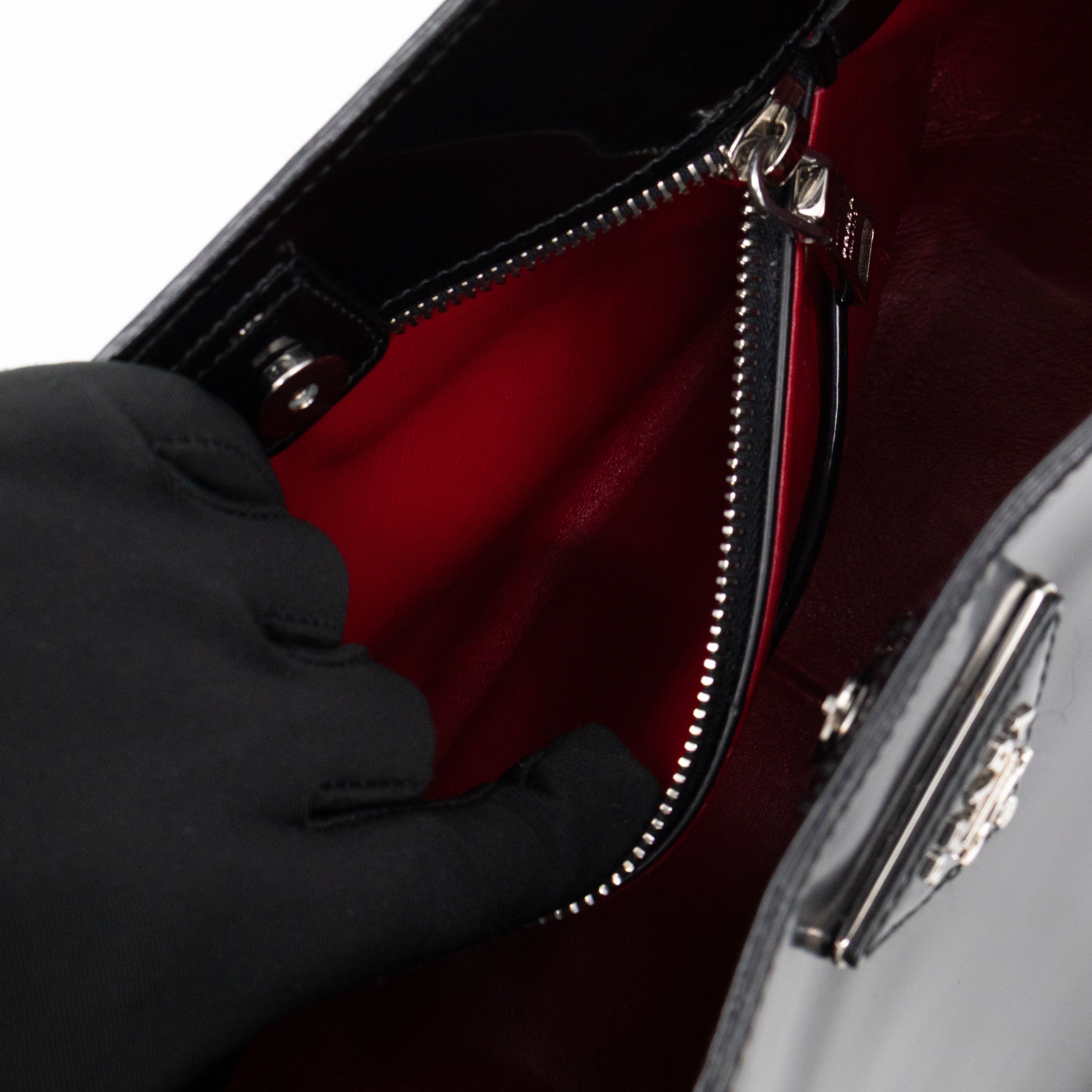 Tote Bag Brushed Black Leather