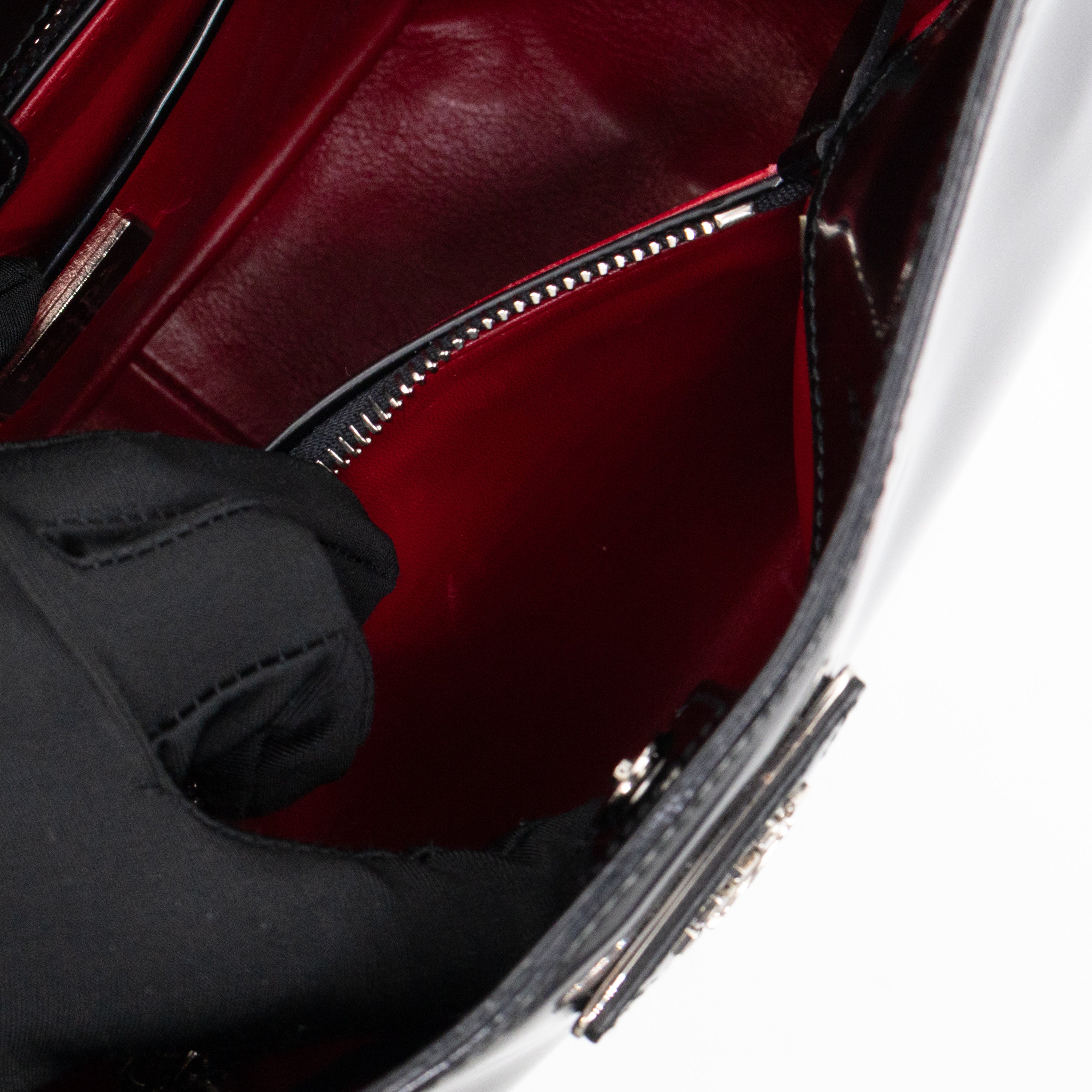 Tote Bag Brushed Black Leather