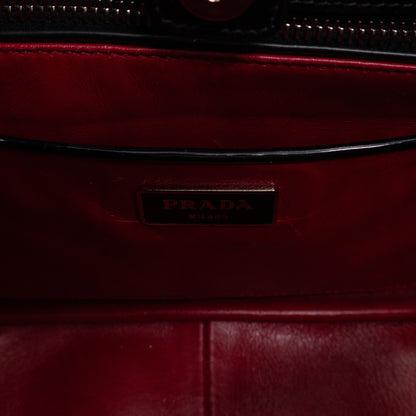 Tote Bag Brushed Black Leather