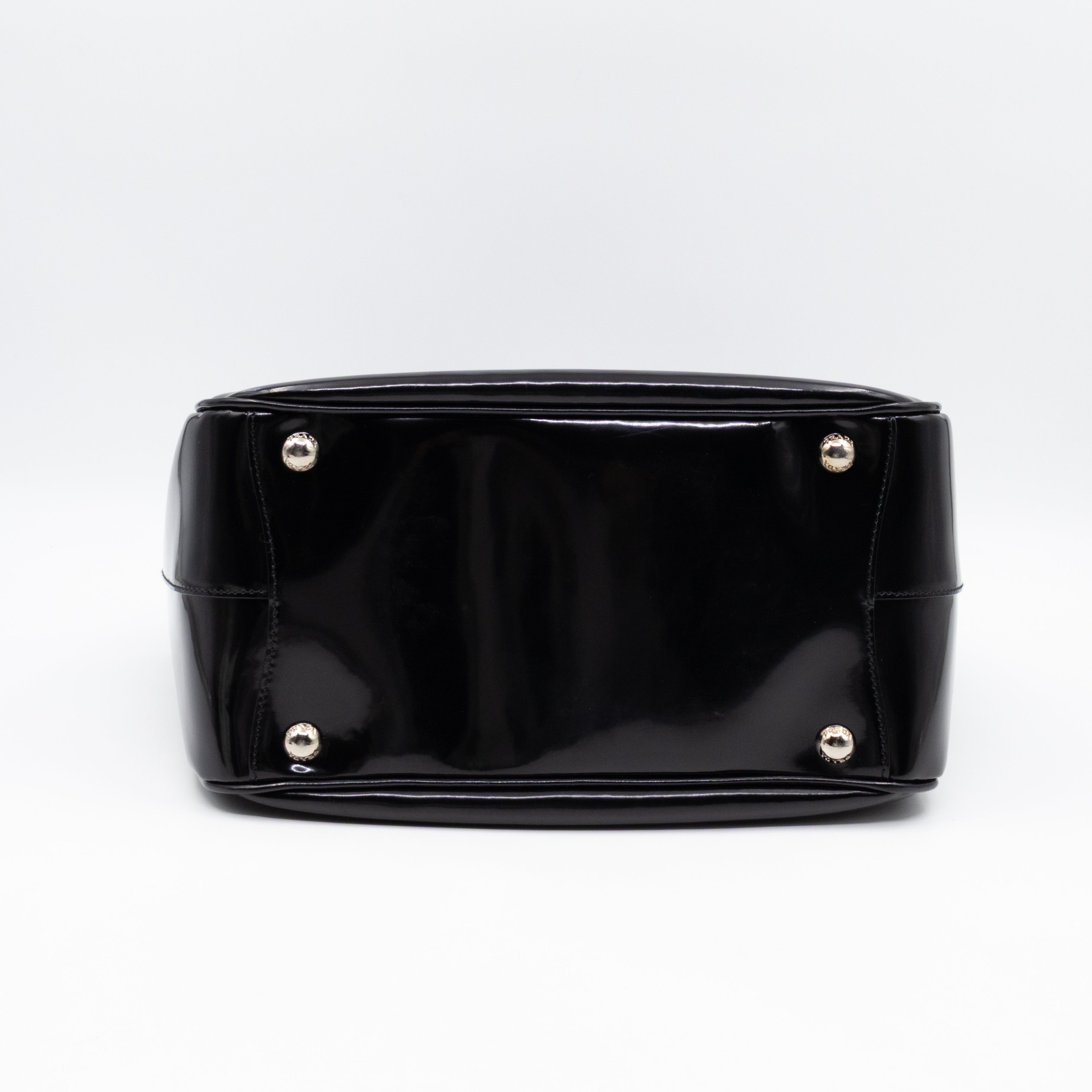 Tote Bag Brushed Black Leather