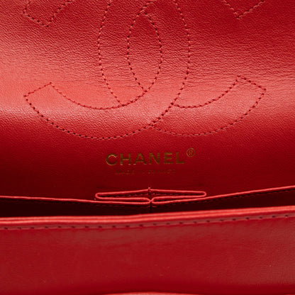 Reissue 2.55 226 Double Flap Bag Red Leather