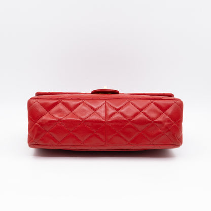 Reissue 2.55 226 Double Flap Bag Red Leather
