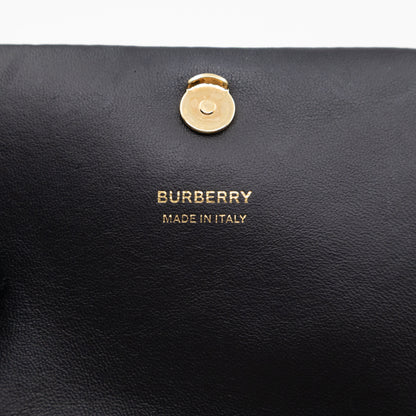 Micro Lola Shoulder Bag Black Quilted Leather