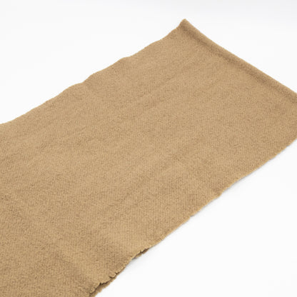Long Wool Scarf Beige
