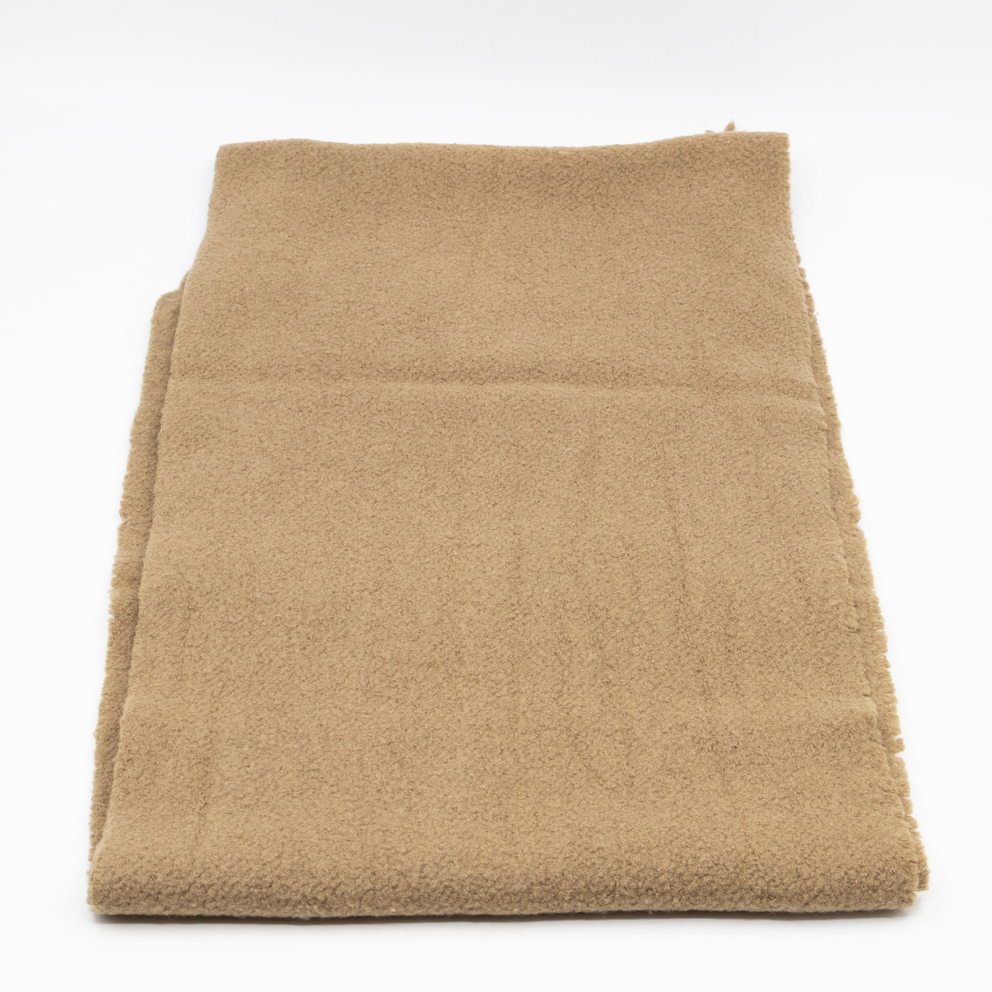 Long Wool Scarf Beige