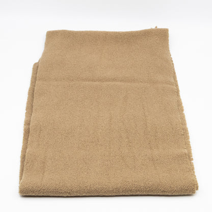 Long Wool Scarf Beige