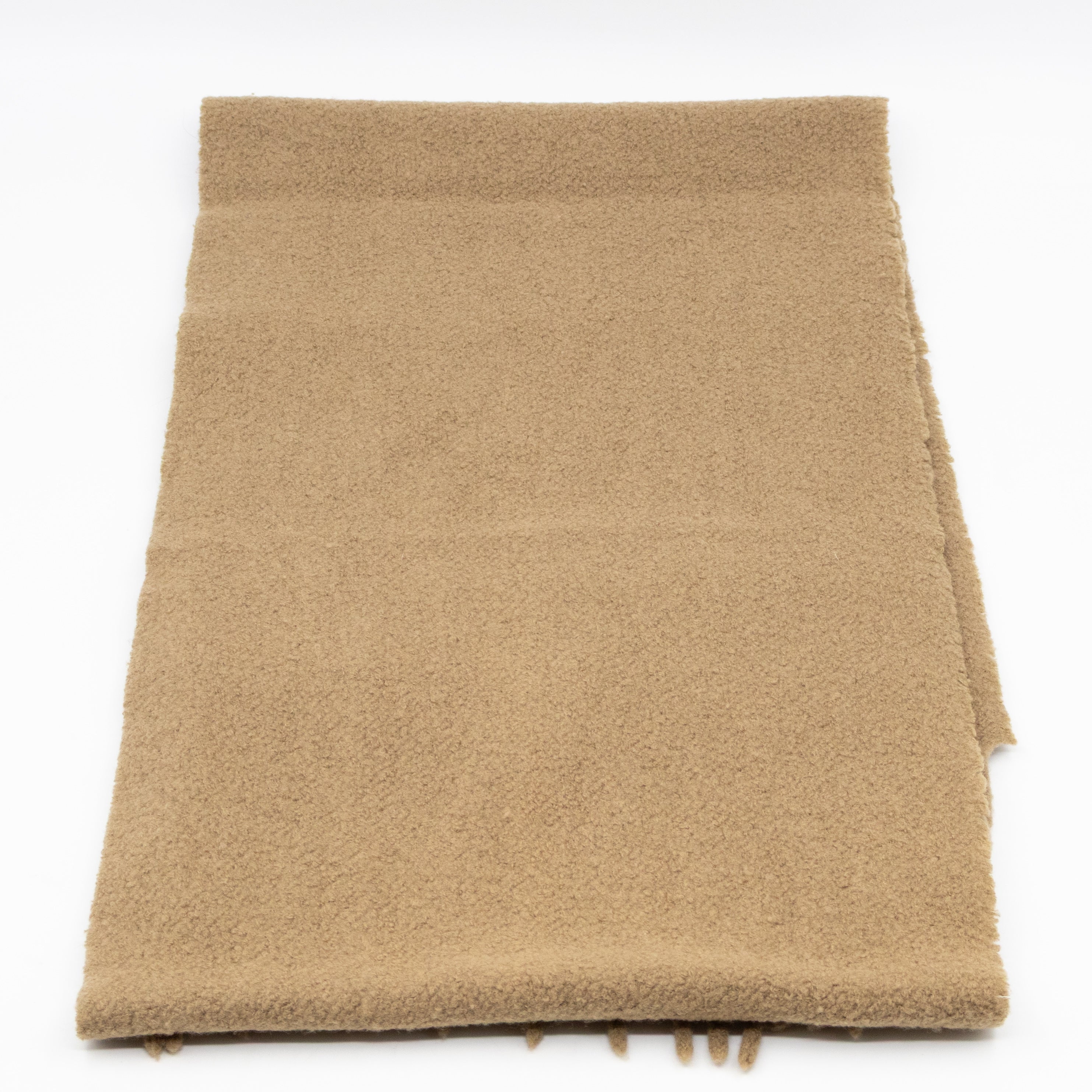 Long Wool Scarf Beige