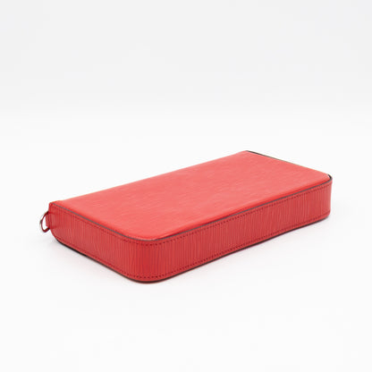 Pochette Felicie Red Epi Leather