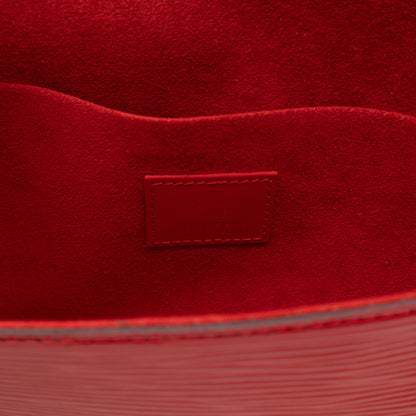 Pochette Felicie Red Epi Leather